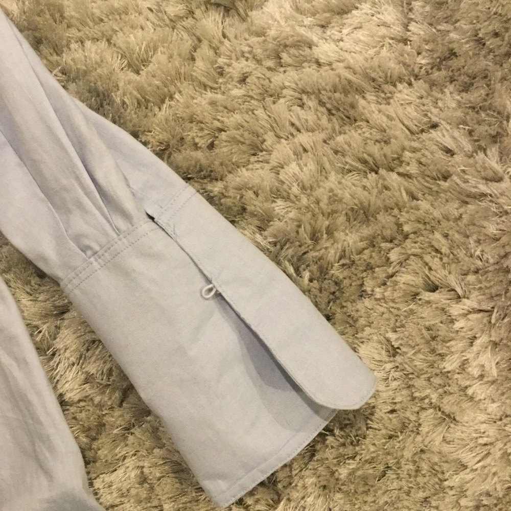 Zara Embroidered Denim Blouse - Picture 8 of 8